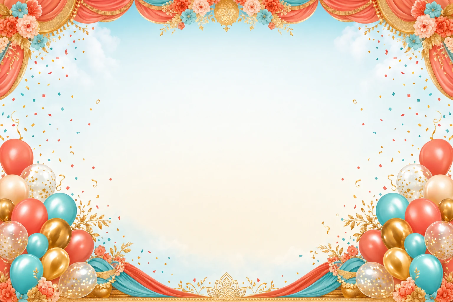Birthday backdrop banner background