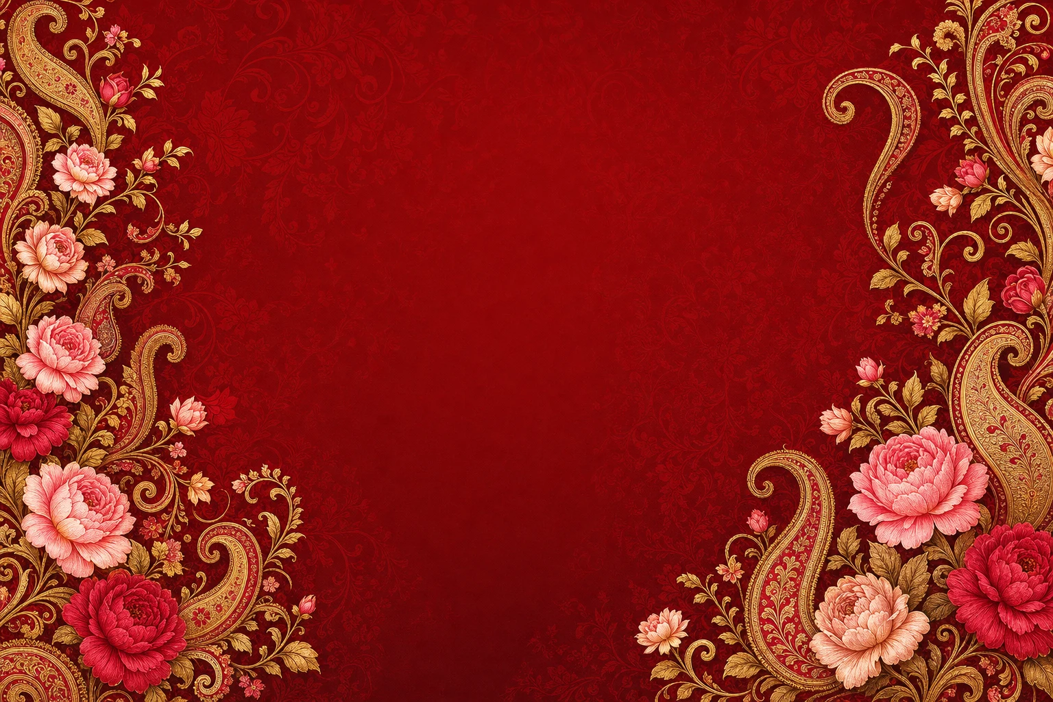 Wedding stage · royal banner background
