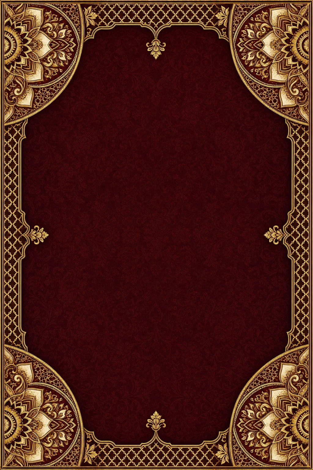 Wedding welcome · royal poster background