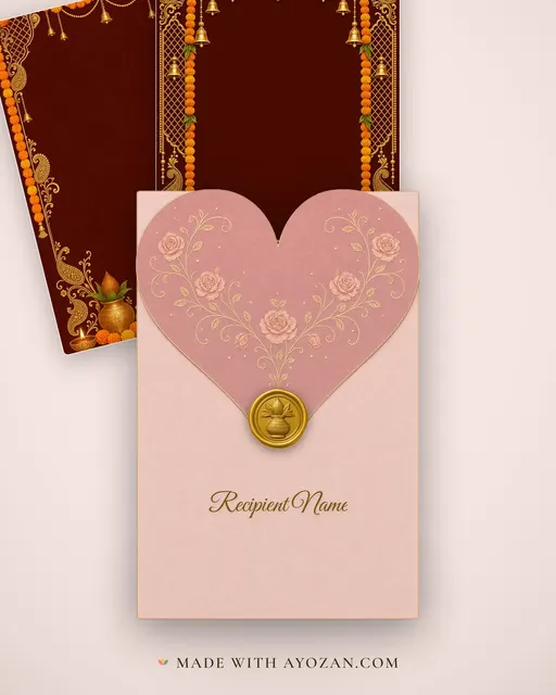 Vivah Varshikotsav — Invitation — envelope, as the guest receives it