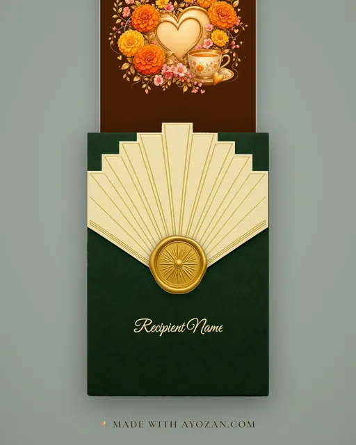 Birthday — For Mom — envelope, as the guest receives it