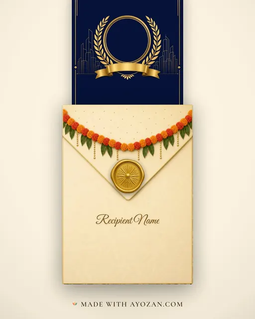 Work Anniversary — Executive — envelope, as the guest receives it