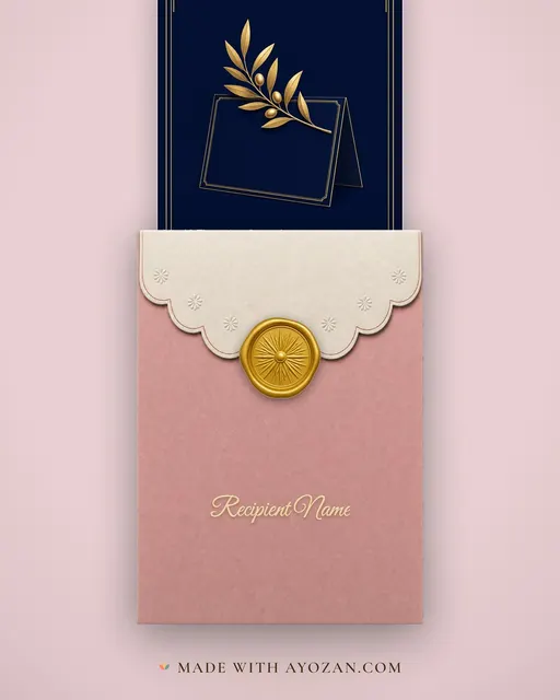 Apology — Executive — envelope, as the guest receives it