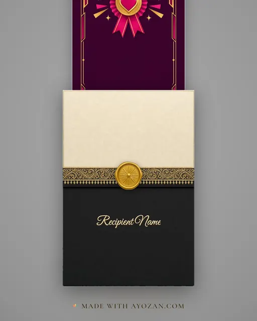 Thank You / Appreciation — Vibrant — envelope, as the guest receives it