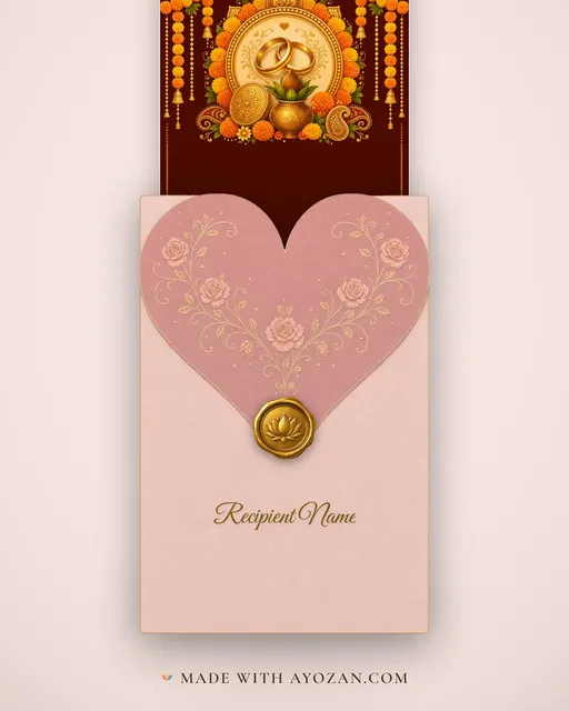 Roka Mubarak — envelope, as the guest receives it
