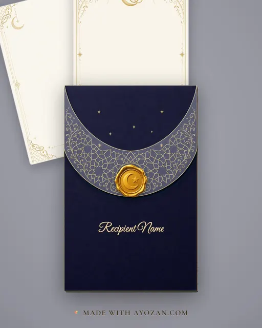 Mangni — Minimalist Luxe — envelope, as the guest receives it