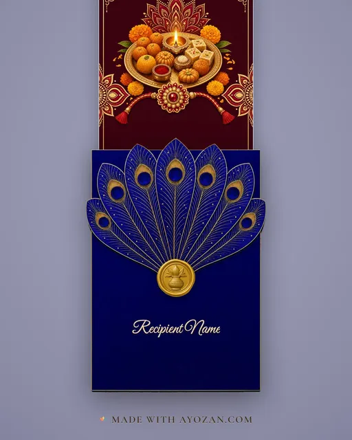 Bhai Dooj — envelope, as the guest receives it
