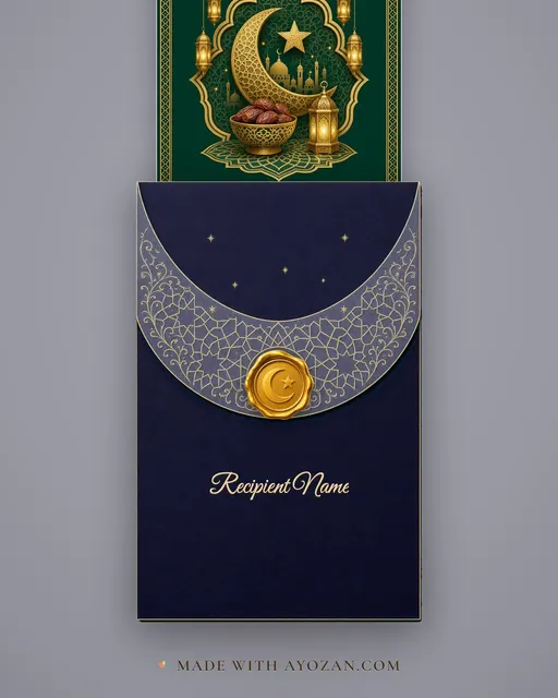Bakrid Mubarak — envelope, as the guest receives it