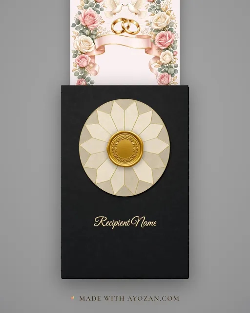 Congratulations on Your Wedding — envelope, as the guest receives it