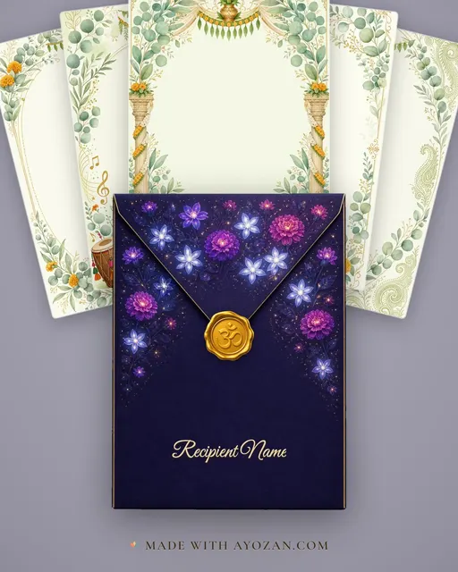 Wedding — Eucalyptus & Sage Fusion Wedding Suite — envelope, as the guest receives it