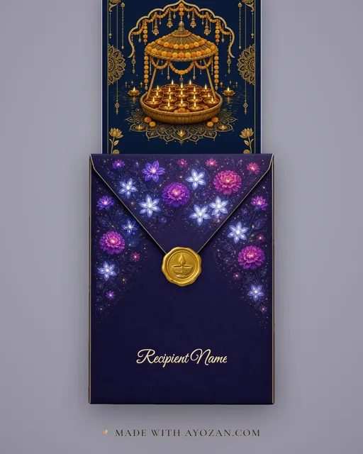 Kosi Lamps · Heritage — envelope, as the guest receives it