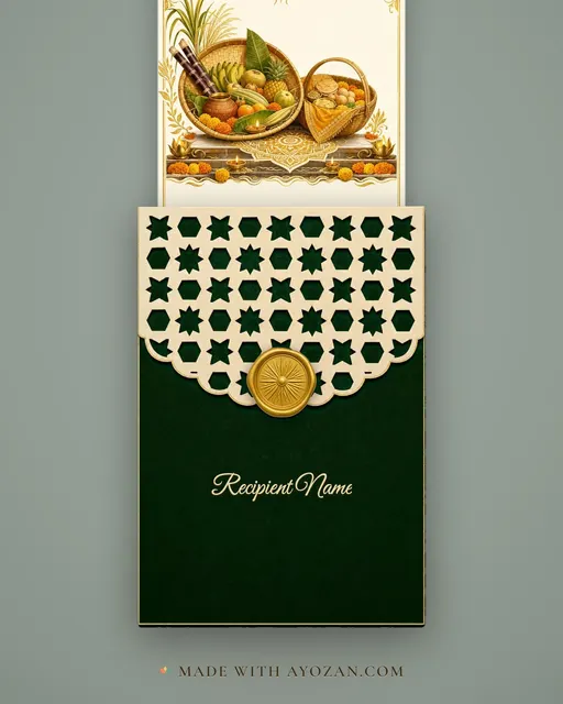 Soop & Daura · Heritage — envelope, as the guest receives it