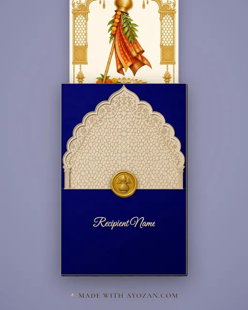 Gudi at the Window · Heritage — envelope, as the guest receives it