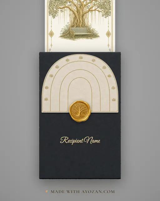 Banyan Years · Heritage — envelope, as the guest receives it