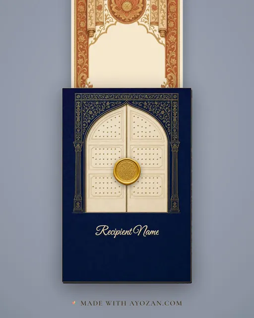 Sattriya Manuscript · Heritage — envelope, as the guest receives it