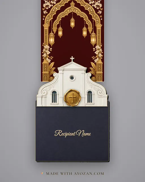 Gilded Arches · Heritage — envelope, as the guest receives it
