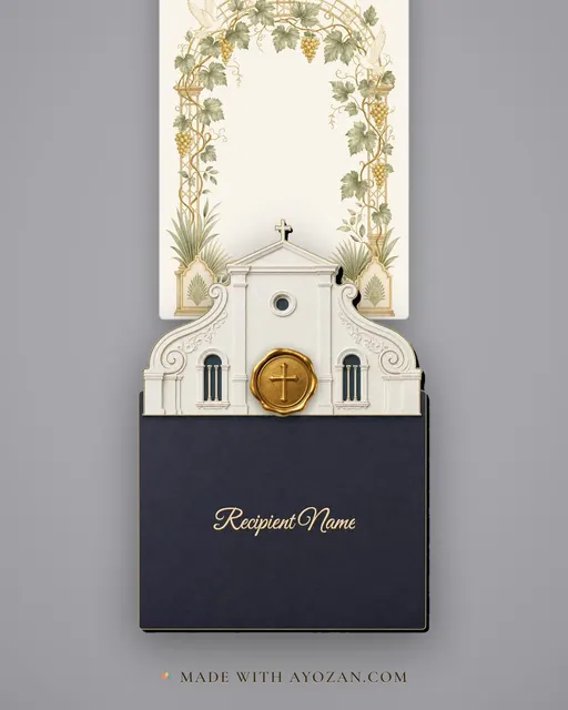 Vine & Branches · Fusion — envelope, as the guest receives it