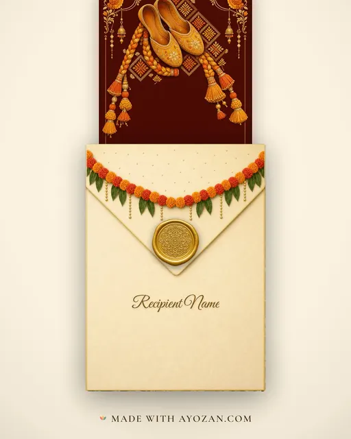 Jutti & Paranda · Fusion — envelope, as the guest receives it