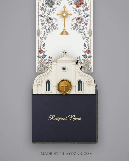 Madras Chintz · Heritage — envelope, as the guest receives it