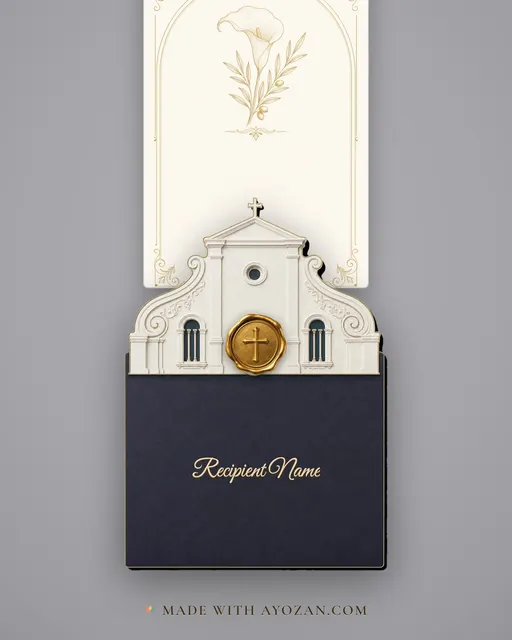 Ivory Grace · Modern — envelope, as the guest receives it