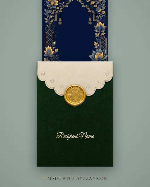 Nirmal Gold · Fusion — envelope, as the guest receives it