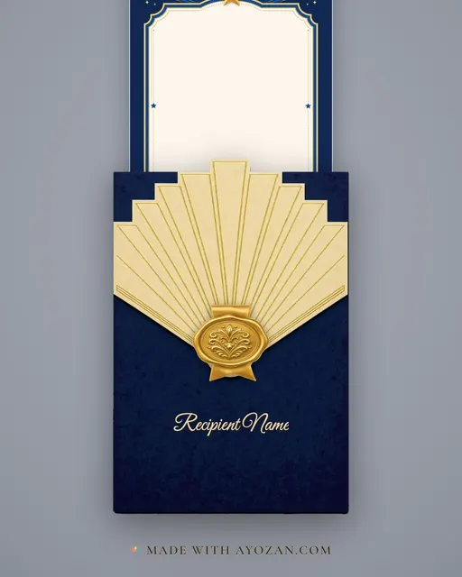 Certificate of Participation — envelope, as the guest receives it