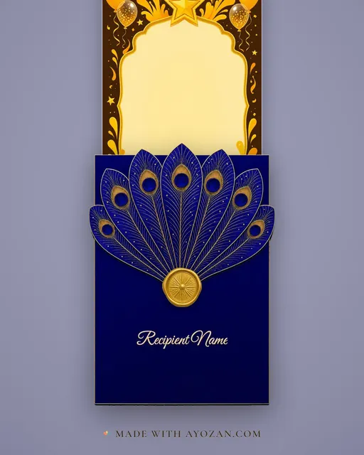 Colour Day — Marigold — envelope, as the guest receives it