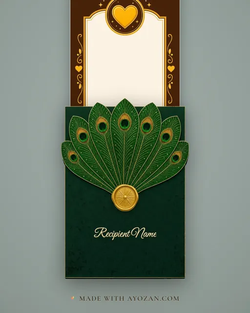 Kindness Award — Marigold — envelope, as the guest receives it