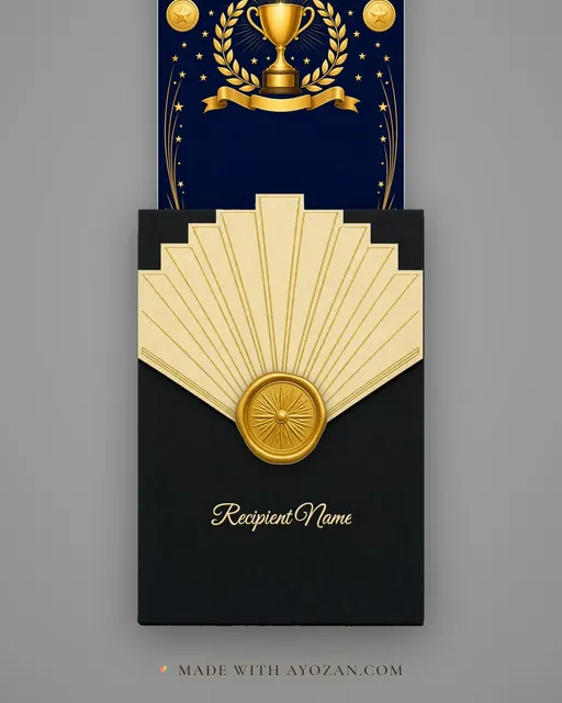 Prize Distribution — envelope, as the guest receives it