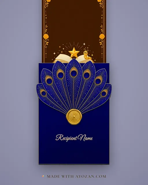 Reading Champion — Marigold — envelope, as the guest receives it