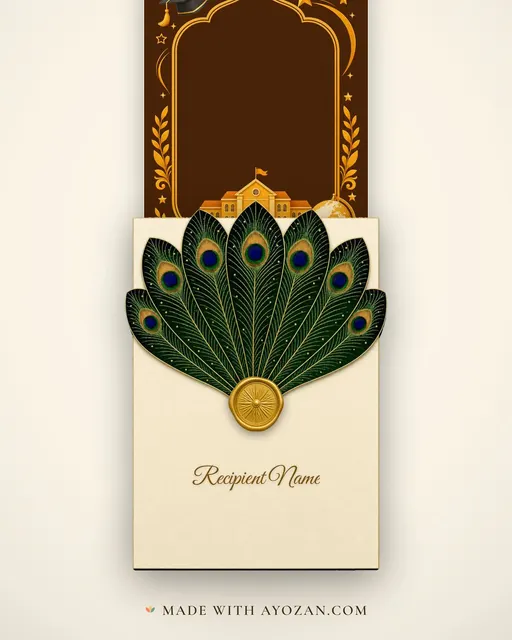 Admissions Open — Marigold — envelope, as the guest receives it