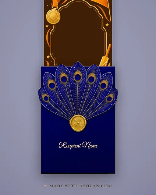 Sports Day — Marigold — envelope, as the guest receives it