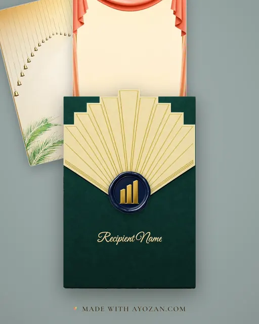 Seabreeze Terrace — Living Invitation — envelope, as the guest receives it