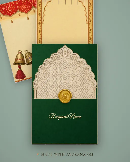 Marwar Safar — Living Invitation — envelope, as the guest receives it