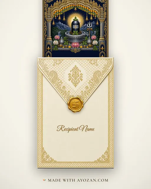 Bhimashankar — Darshan — envelope, as the guest receives it