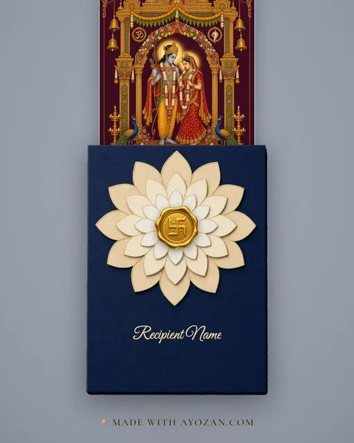 Ram-Janaki — Akhand Ramayan — envelope, as the guest receives it