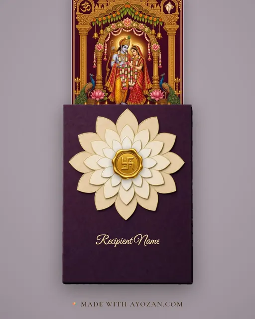 Ram-Janaki — Ram Janaki Darshan — envelope, as the guest receives it