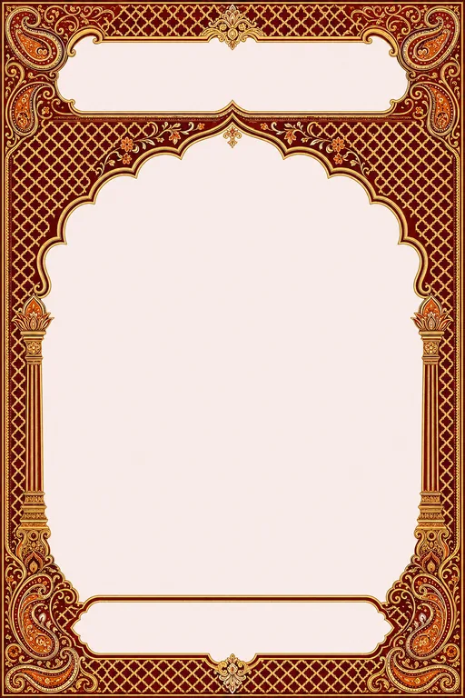 Cultural Gala — Ornate Announcement — Ornate Cultural Celebration invitation card design from Ayozan