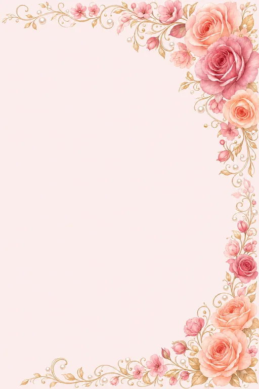 Rose Romantic — Engagement — Modern Engagement invitation card design from Ayozan