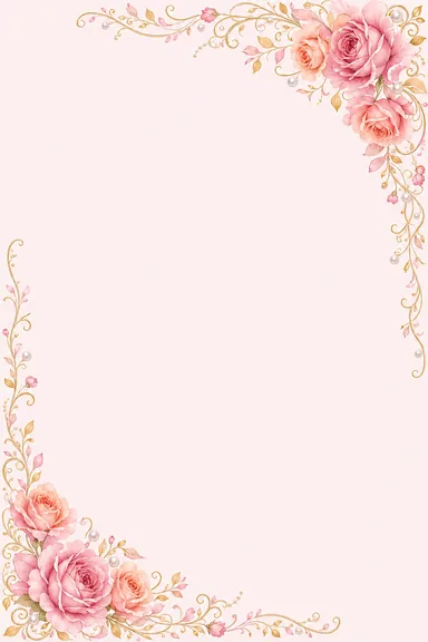 Rose Romantic — Engagement — Engagement invitation card design