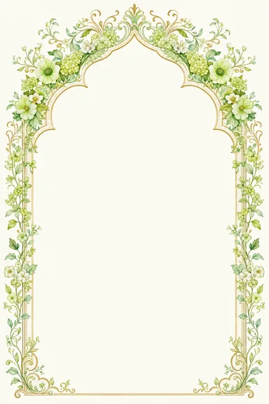 Floral Arch — Garden Wedding — Garhwali Wedding invitation card design