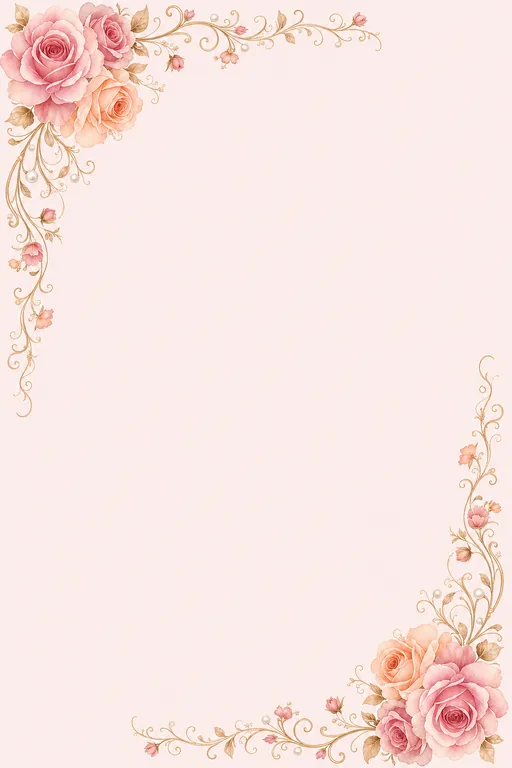 Rose Romantic — Engagement — Modern Wedding Reception invitation card design from Ayozan