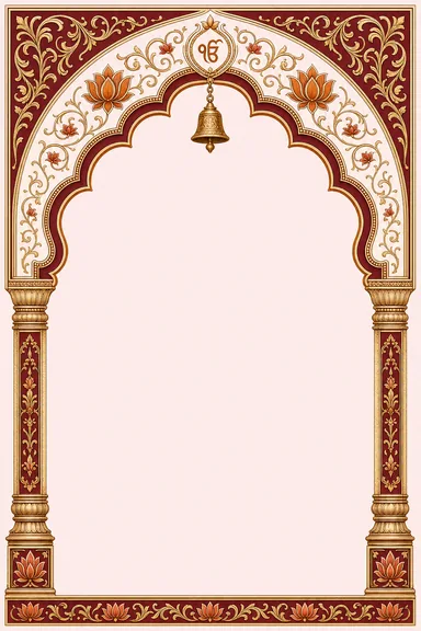 Sacred Arch · Sikh ceremony — Religious Ceremony card design