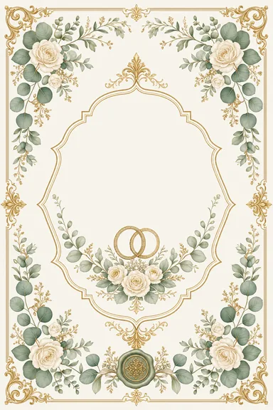 Sage Botanical Classic — Christian invitation card design