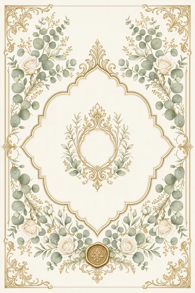 Reception — Sage Botanical Classic Wedding Suite — Reception card design