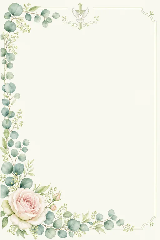 Wedding Ceremony — Sage Botanical Classic Wedding Suite — invitation page
