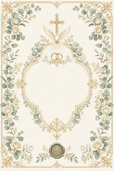 Wedding Ceremony — Sage Botanical Classic Wedding Suite — Wedding card design