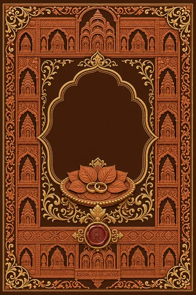 Engagement — Bishnupur Terracotta Wedding Suite — Tilak card design