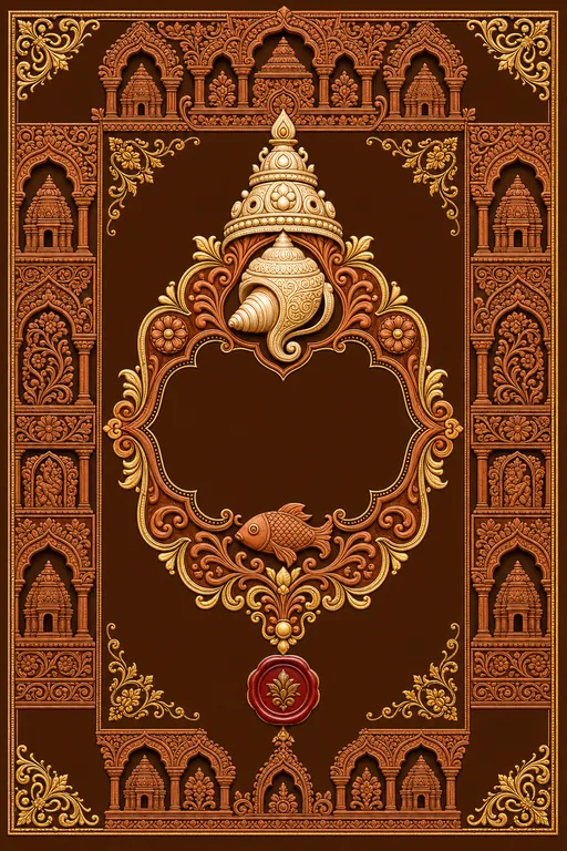 Wedding — Bishnupur Terracotta Wedding Suite — Bengali Hindu Traditional Wedding invitation card design from Ayozan