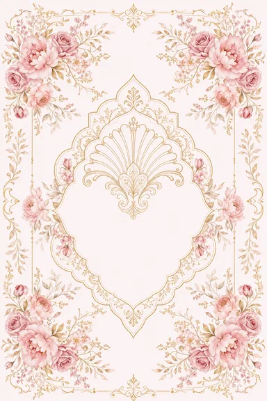 Reception — Blush-Rose Watercolor Wedding Suite — Reception card design